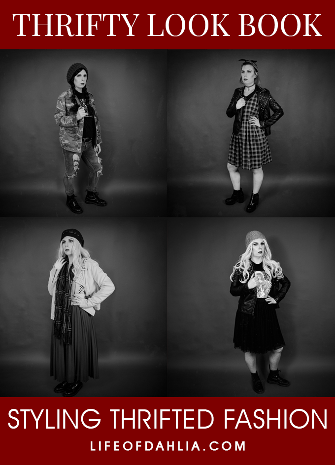 Thrifty Look Book - Styling Thrifted Fashion | Life of Dahlia