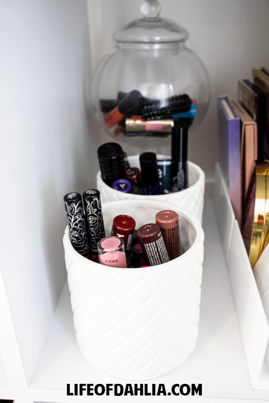 Inexpensive Makeup Organization | Life of Dahlia