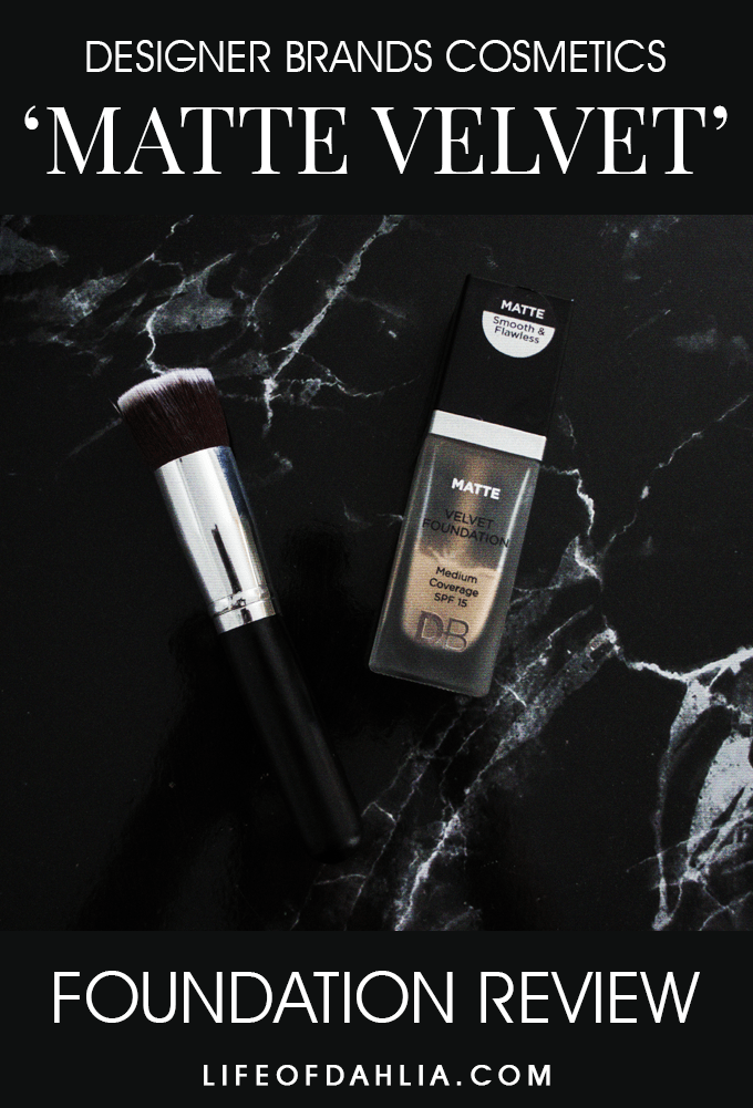 Wear Test & Review - Testing DB Cosmetics Matte foundation | Life of Dahlia