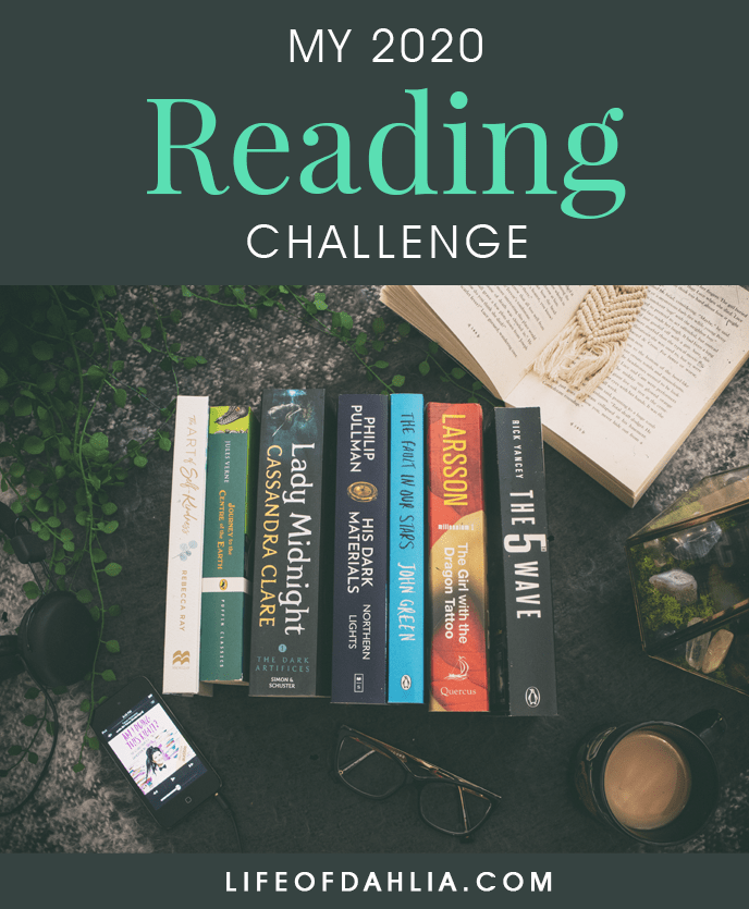 My 2020 Reading Challenge | Life of Dahlia