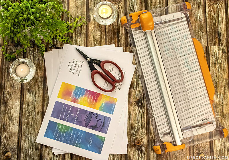 2020 Reading Challenge | Free Printable Bookmarks 01 - Quotes | Life of Dahlia