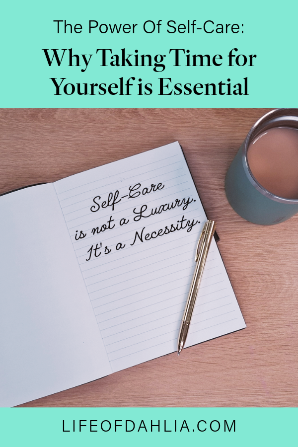 An image with the title of this blog post on it and a photo of a journal with inspiring words on them.