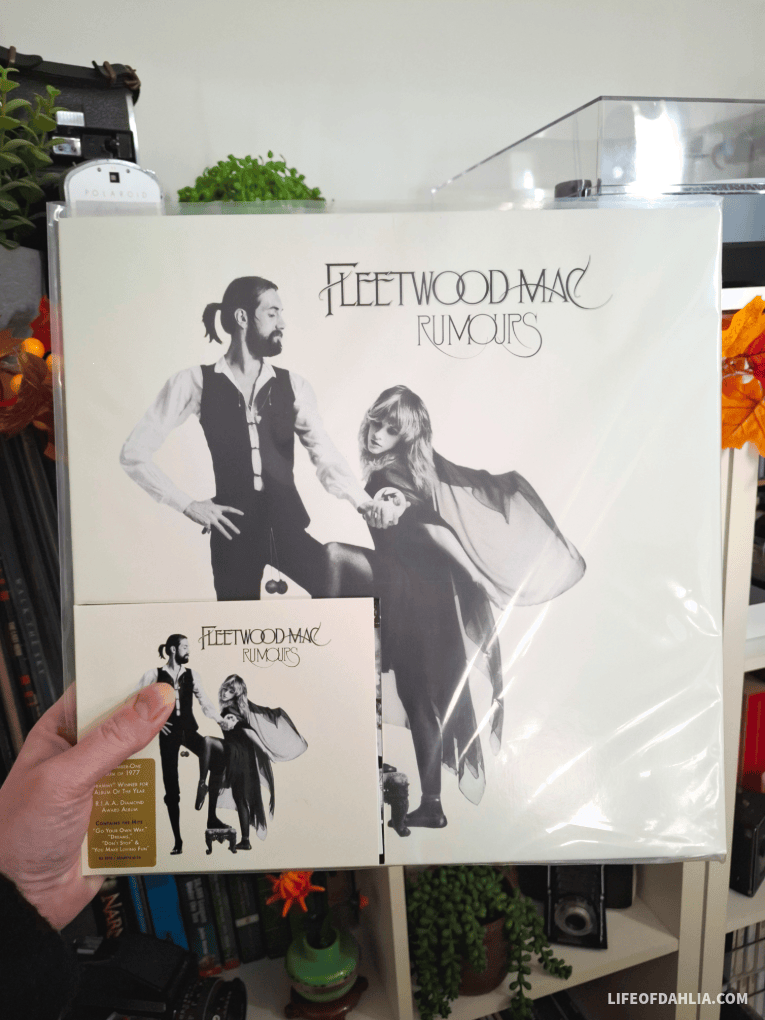 Fleetwood Mac's album 'Rumours' on vinyl and cd
