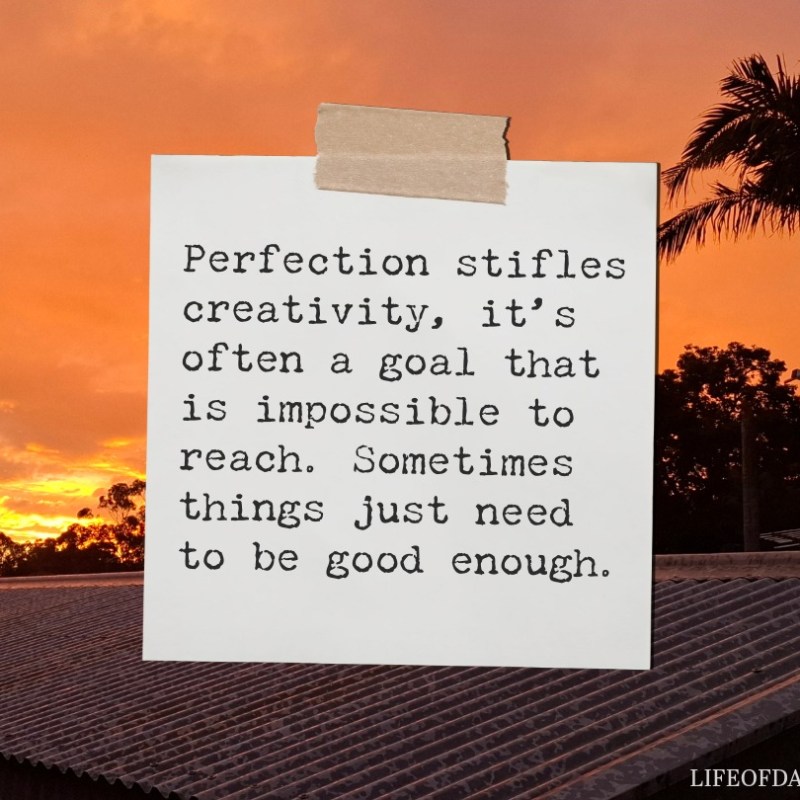 Why Perfectionism is Stifling My Creativity And Negatively Impacting My Mental&nbsp;Health
